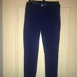 blue skinny jeans